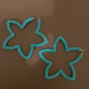 Bauble Bar Flower Hoops